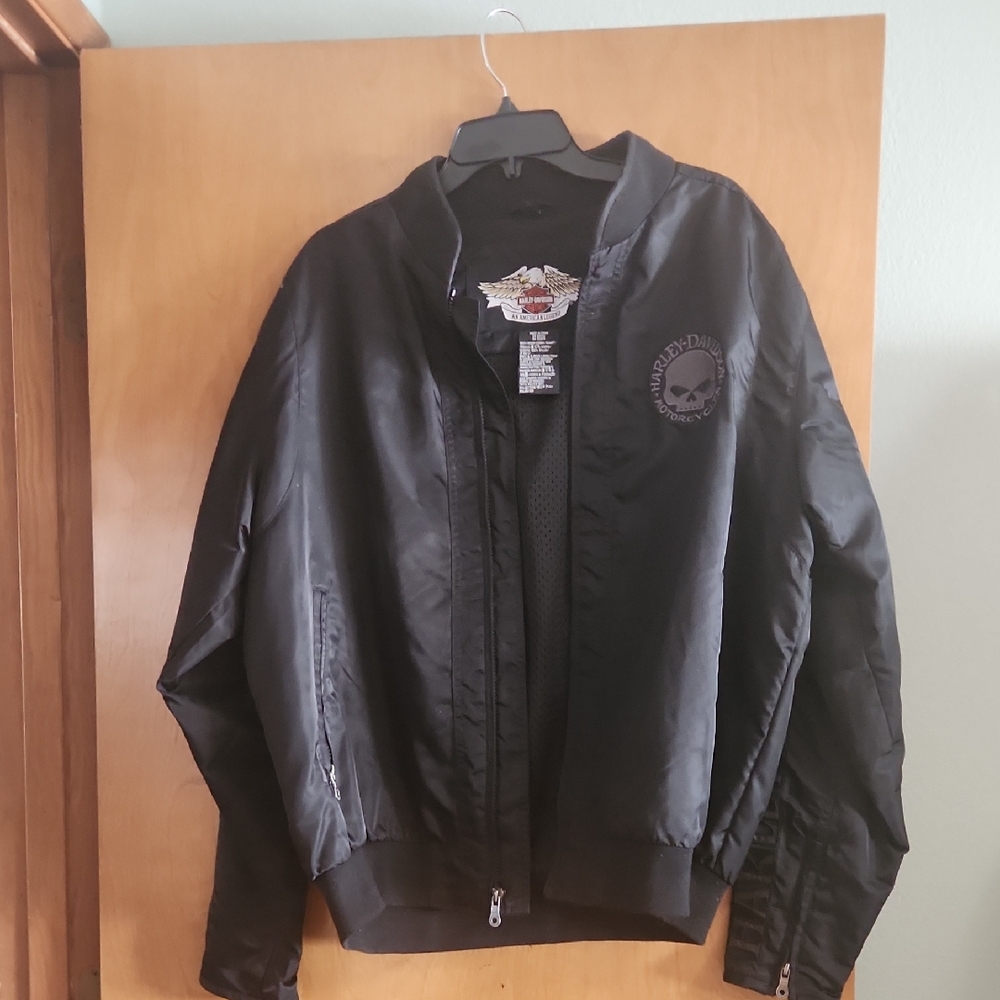 Harley-Davidson Men's Black Bomber Jacket